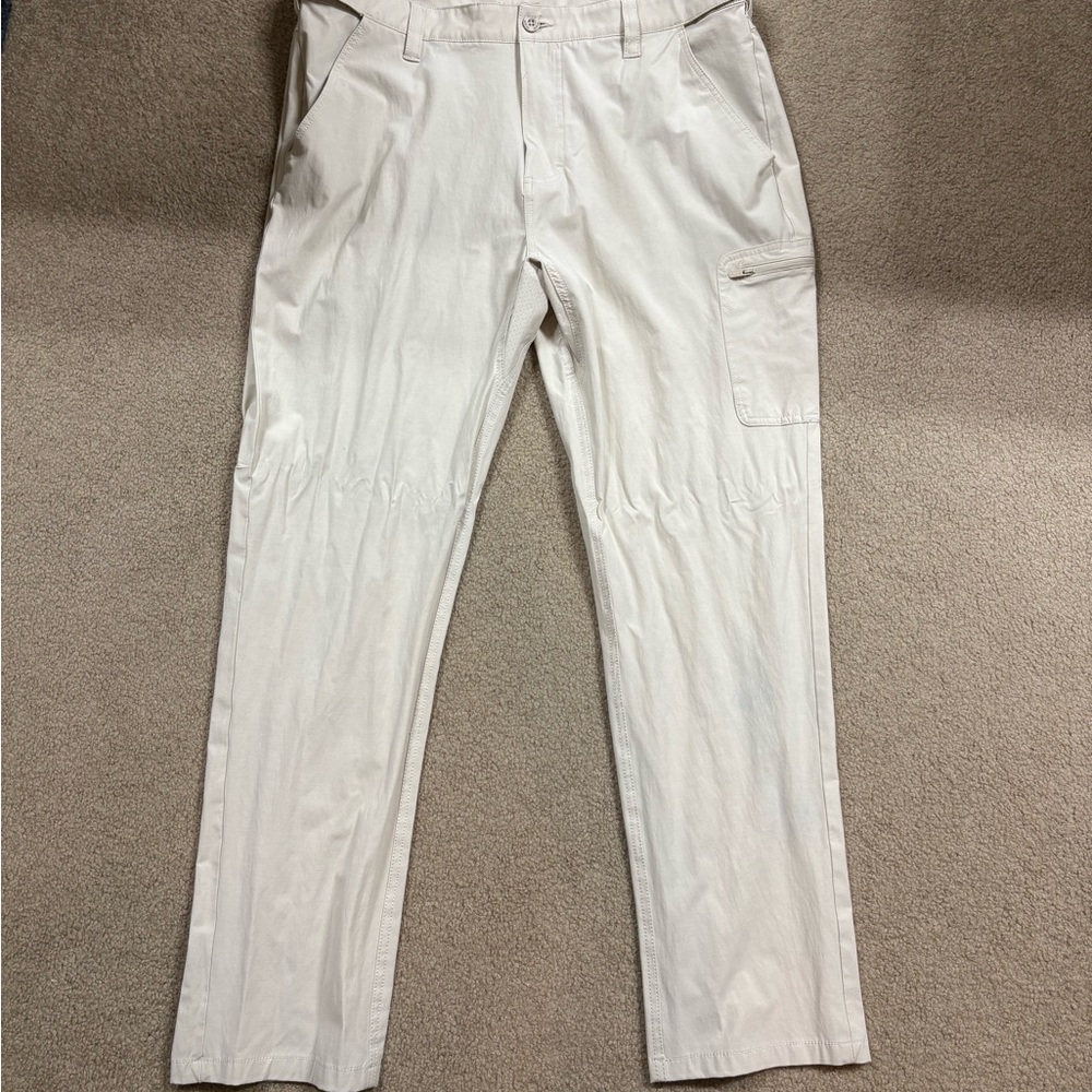 Huk Men's Light Tan fishing performance Pants